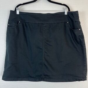 SC&CO Skort Womens Size 2X Black Stretch Built in Shorts Pull On Golf Activewear